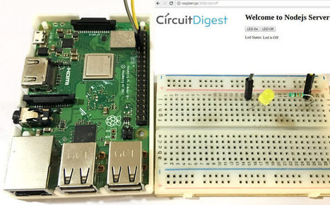 Getting started with Node.js and Raspberry Pi: Controlling an LED with Node.js Webserver | tecno4 | Scoop.it