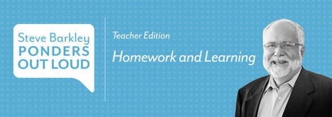 Podcast for Teachers: Homework and Learning | Education 2.0 & 3.0 | Scoop.it