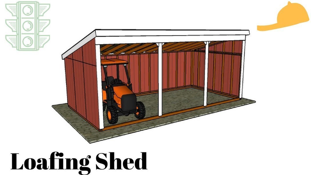 Free Loafing Shed Plans  Garden Plans  Scoop