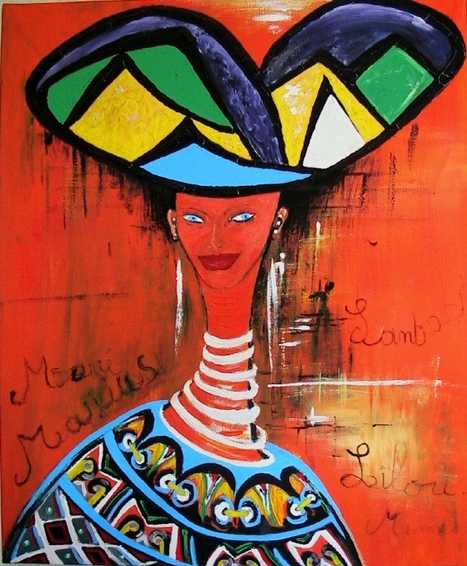 Toile de peinture de l'artiste peintre: Marius MENSAH | World Arts | Scoop.it