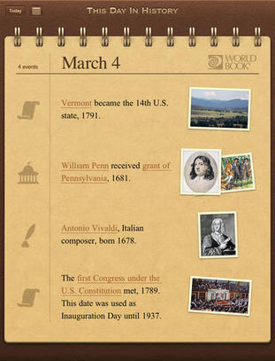 WORLD BOOK - This Day in History for iPad | The 21st Century | Scoop.it