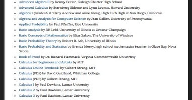 Free Math Textbooks for Teachers curated by Educators' tech  | iGeneration - 21st Century Education (Pedagogy & Digital Innovation) | Scoop.it