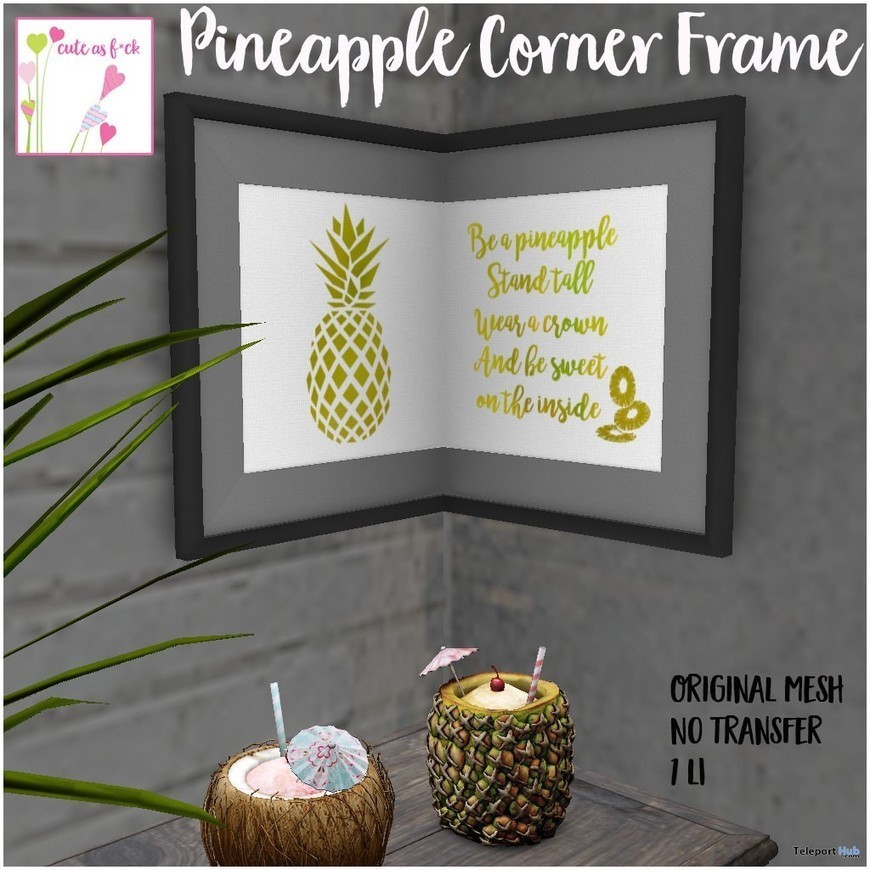 Pineapple Corner Frame June 2017 Group Gift by