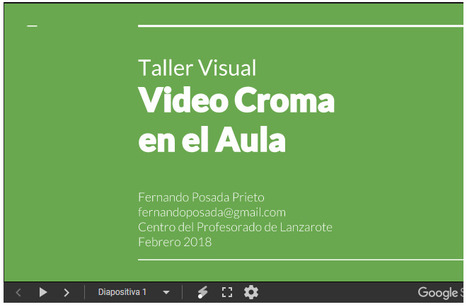 Taller “Video Croma en el Aula”  | TIC & Educación | Scoop.it