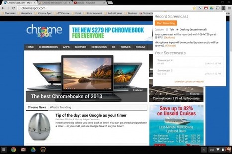 Screencastify  - screencast on your Chromebook | Digital Presentations in Education | Scoop.it