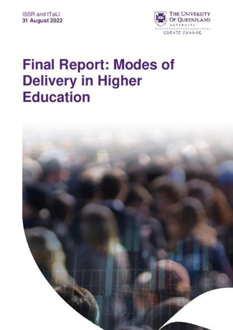 Modes of Delivery report - Department of Education, Australian Government | Help and Support everybody around the world | Scoop.it