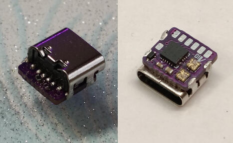 AngstromIO - A tiny 9.0 x 8.9 mm ATtiny1616 board that fits on top of a USB-C connector - CNX Software | Embedded Systems News | Scoop.it