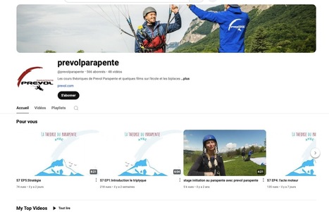 Chaine Youtube PREVOL | Veille sécu en vol libre | Scoop.it