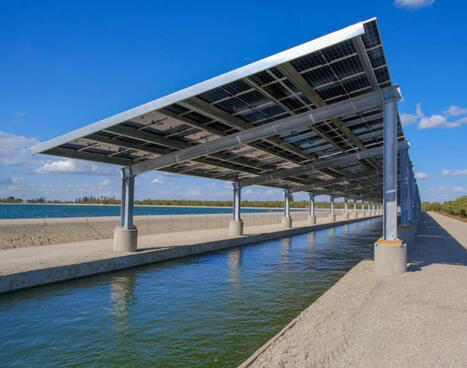 Cette ombri&egrave;re photovolta&iuml;que r&eacute;duit de 70% l&rsquo;&eacute;vaporation des canaux | rev3 - la 3&egrave;me r&eacute;volution industrielle en Hauts-de-France | Scoop.it