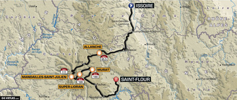 Étape 9 : Issoire - Saint-Flour - 208 km dimanche 10 juillet | Le Tour | Scoop.it