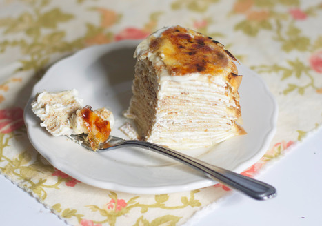 Creme Bruleé Crepe Cake | Candy Buffet Weddings, Favors, Events, Food Station Buffets and Tea Parties | Scoop.it
