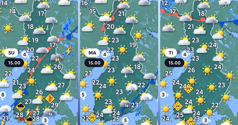Voimakkaat ukkoskuurot voivat aiheuttaa etel&auml;ss&auml; t&auml;n&auml;&auml;n jopa tulvimista | Uutisia lyhyesti | Yle | A1Uutiset | Scoop.it
