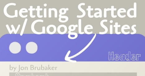 Getting Started with Google Sites by Jon Brubaker | DIGITAL LEARNING | Scoop.it