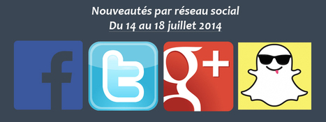 Récapitulatif des dernières fonctionnalités par réseau social : du 14 au 18 juillet 2014 | Community Management | Scoop.it