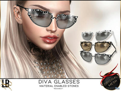 Diva Glasses 5L Promo by LACEY BABES | Teleport Hub - Second Life Deals | Second Life Freebies | Scoop.it