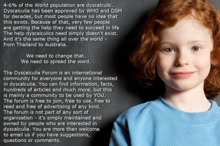 The Dyscalculia Forum - News | Dificultades aprendizaje y NEE | Scoop.it