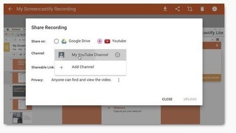 ScreenCastify. Capturez en vid&eacute;o votre &eacute;cran d&rsquo;ordinateur &ndash; Les Outils Tice | Bonnes pratiques en documentation | Scoop.it
