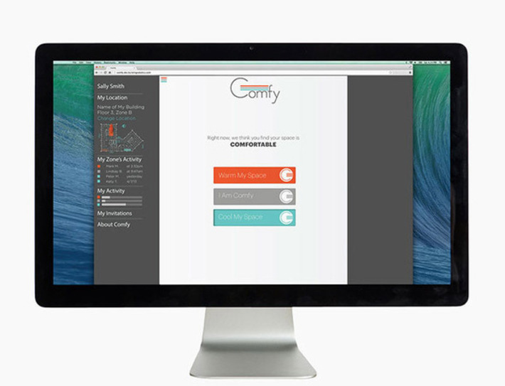 Comfy Brings Group Voting to the Workplace Thermostat - Design Milk | Workplace Change | Scoop.it