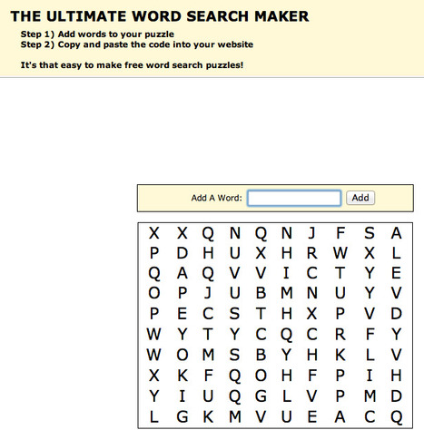 The Ultimate Word Search Maker | Digital Delights for Learners | Scoop.it