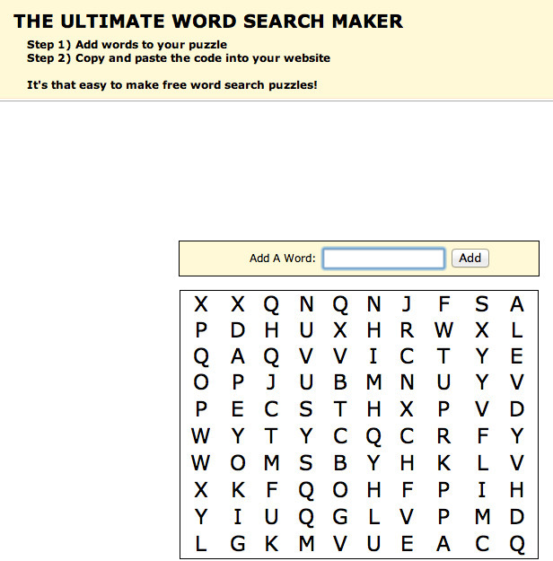 The Ultimate Word Search Maker Esl Efl Act 