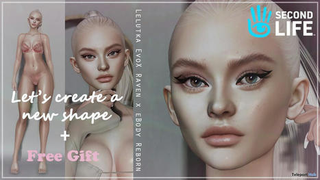 Malibu Barbie Shape For Lelutka EvoX Raven January 2023 Gift by Yu Zhu | Teleport Hub - Second Life Freebies | Teleport Hub | Scoop.it