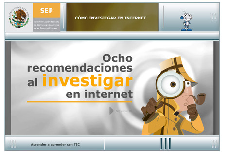 8 recomendaciones al investigar en Internet #SEP #M&eacute;xico #TIC #investigaci&oacute;n #recomiendo | Educaci&oacute;n, TIC y ecolog&iacute;a | Scoop.it