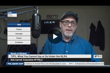 Getting hit with an RC petition is a stressful time for the management, especially if they are caught by surprise. Many times, the first impulse is to hit the floor and talk with the workers to fin... | PSLabor:  Your Union Free Advantage | Scoop.it