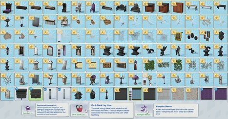 The Sims 4 Vampires: New CAS & Build Items shown on Livestream << Sims Community | Les Sims | Scoop.it