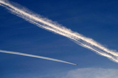 Les traînées de condensation des avions de plus en plus décriées pour leurs conséquences climatiques | EntomoScience | Scoop.it