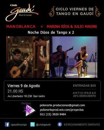 Viernes de Tango en Gaudí, San Isidro | Mundo Tanguero | Scoop.it