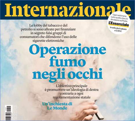 I produttori di sigarette si sono rivolti ai gruppi libertari e li hanno pagati.. - Internazionale | Italian Social Marketing Association -   Newsletter 215 | Scoop.it