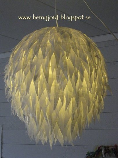 Pendant lamp made of plastic bags #3000th ideas !! | 1001 Light ideas ! | Scoop.it