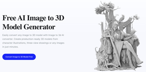 Free AI 3D Model Generator Online | Digital Delights - Images & Design | Scoop.it