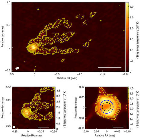 La esperada imagen del nexo entre el agujero negro M87* y su chorro relativista | Ciencia-Física | Scoop.it