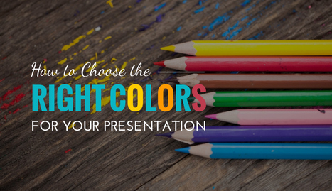 How to make a presentation - choose the best color | KILUVU | Scoop.it