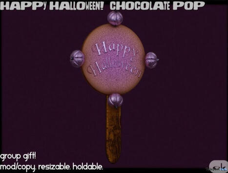 Halloween Chocolate Pop Ice Cream October 2026 Group Gift by enthusiastik | Teleport Hub - Second Life Freebies | Second Life Freebies | Scoop.it