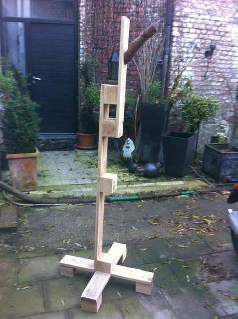 Porte Manteau / Pallet Coat Hanger | 1001 Pallets ideas ! | Scoop.it
