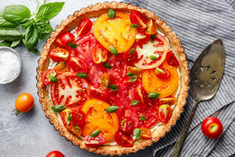 Goat Cheese & Heirloom Tomato Tart | Passion for Cooking | Scoop.it