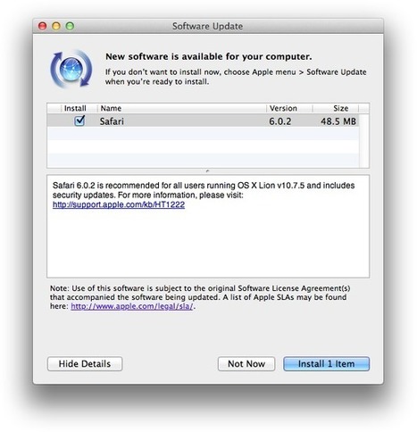Safari Update Fixes Security Flaws | Apple, Mac, MacOS, iOS4, iPad, iPhone and (in)security... | Scoop.it