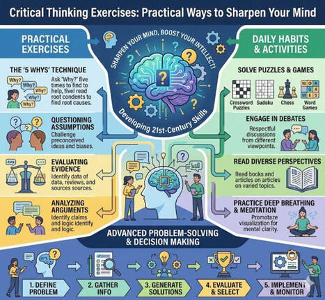 Critical Thinking Exercises: Practical Ways to Sharpen Your Mind | Mi Caj&oacute;n de Ideas | Scoop.it