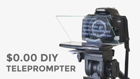 Cómo construir un teleprompter de baja tecnología práctico, barato y resultón | tecno4 | Scoop.it
