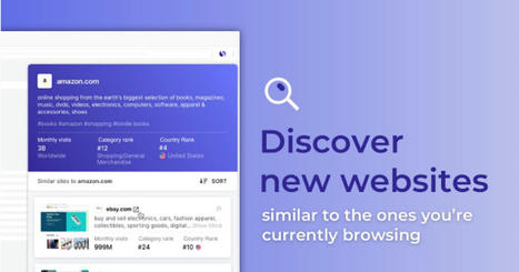 Similar Sites Chrome Extension - Tool to Help Students Discover New Websites | information analyst | Scoop.it