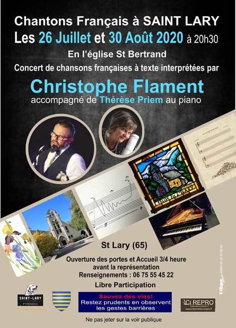 Chansons françaises à Saint-Lary Soulan le 26 juillet | Vallées d'Aure & Louron - Pyrénées | Scoop.it