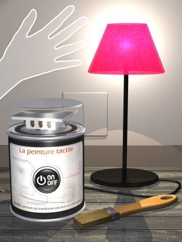 [innovation] Une peinture tactile fait office d'interrupteur | Build Green, pour un habitat écologique | Scoop.it