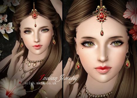 S-Club Privée | Indian Jewelry Set N1 & N2 | Les Sims | Scoop.it