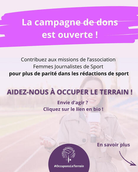 Soutenez l'association Femmes journalistes de sport ! | 2 - Appel &agrave; projets - &agrave; contributions | Scoop.it