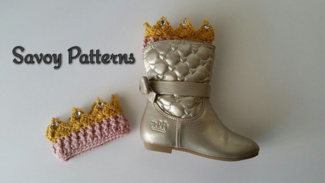 These Bejeweled Princess Ava Boot Cuffs Are Crochet Perfection! | Arts & Crafts | Scoop.it