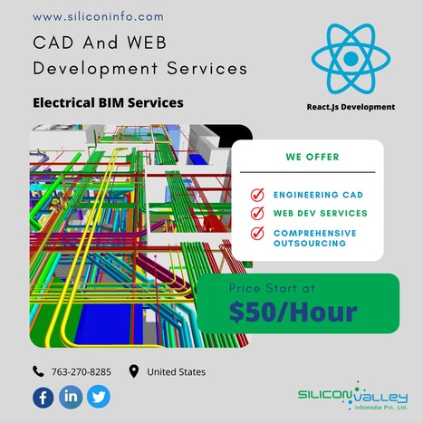 Hire Electrical REVIT Services Provider And React.Js Developer - Oklahoma | CAD Services - Silicon Valley Infomedia Pvt Ltd. | Scoop.it