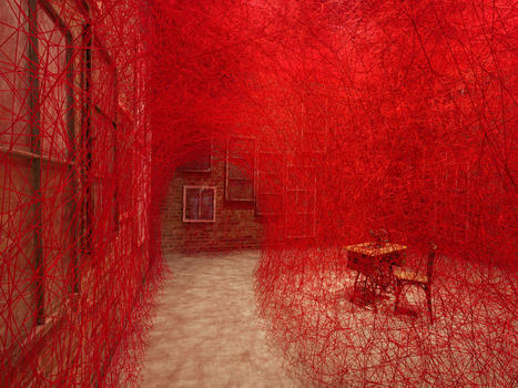 CHIHARU SHIOTA: THE WALL BEHIND THE WINDOWS  | Art Installations, Sculpture, Contemporary Art | Scoop.it