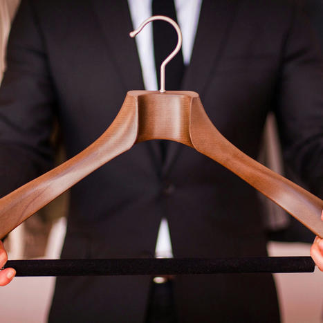 Luxury Wooden Hangers and Suit Hangers For Men's | Business | Scoop.it